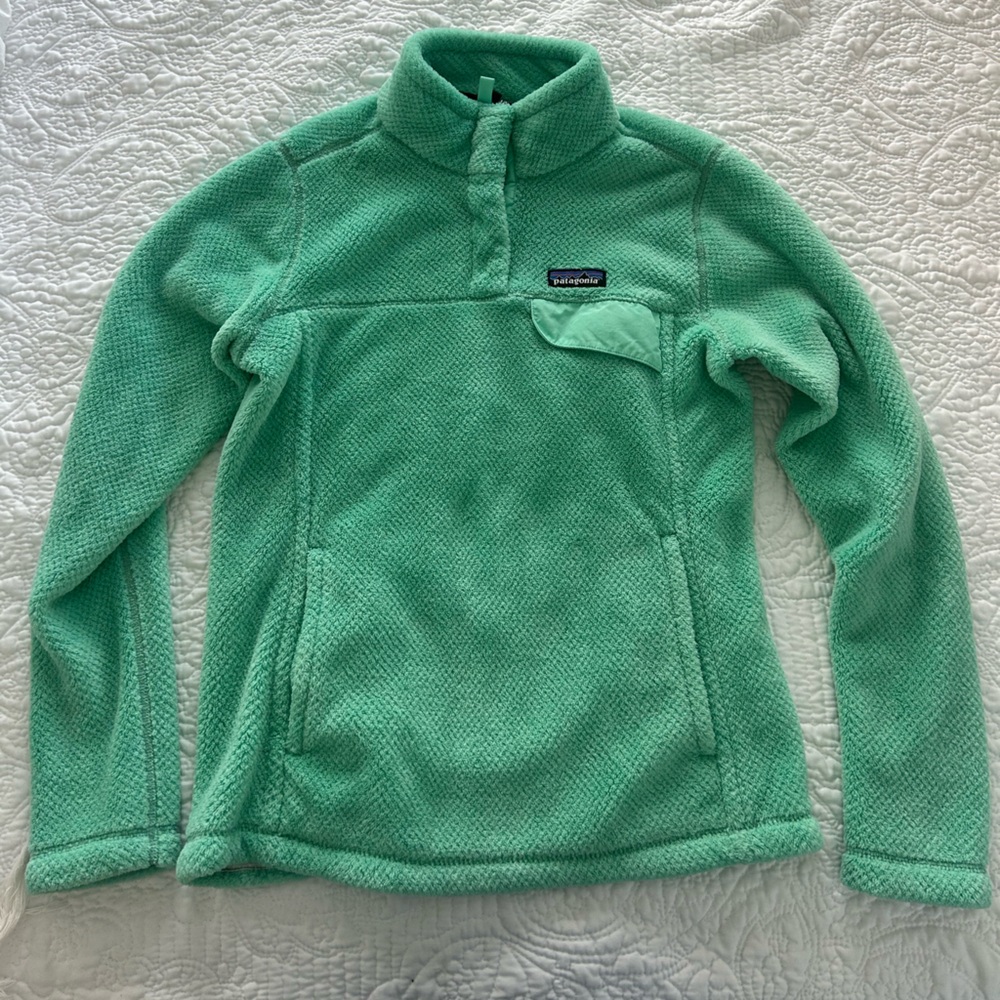 Patagonia Teal Fleece Jacket
